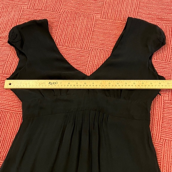 Fornarina women’s large silk Black V-Neck Dress - Picture 11 of 16